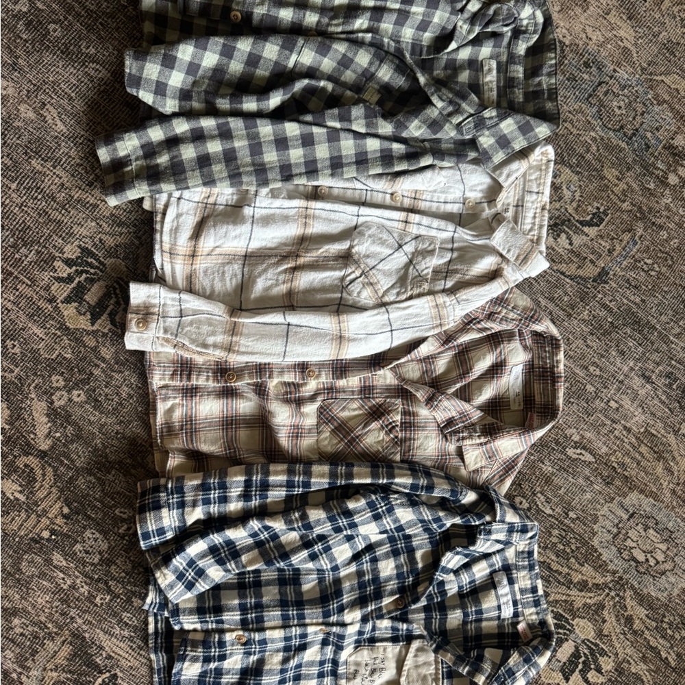Plaid Button-Up Shirt Collection